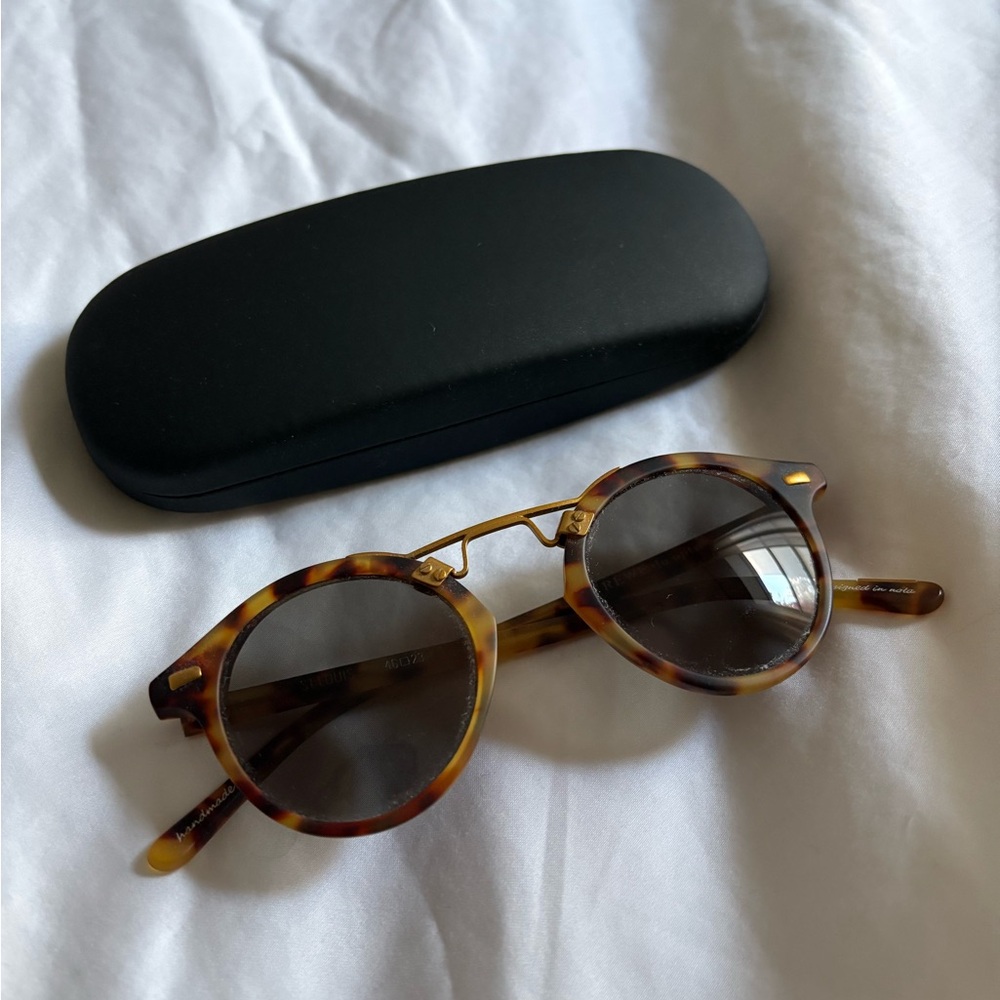 KREWE St Louis Tokyo Tortoise Sunglasses - Picture 3 of 6